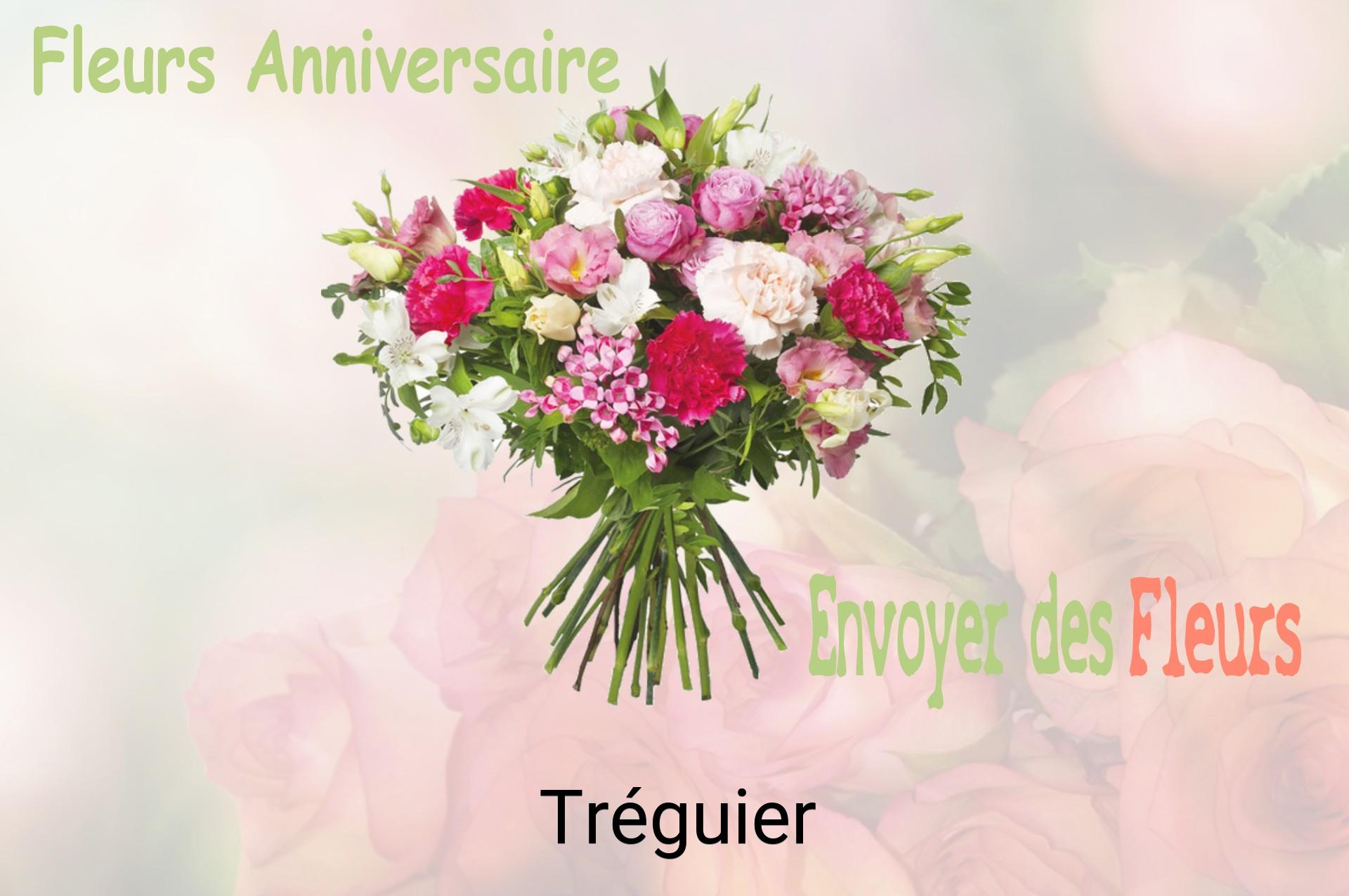 Bouquet de fleurs d’anniversaire livré à Tréguier