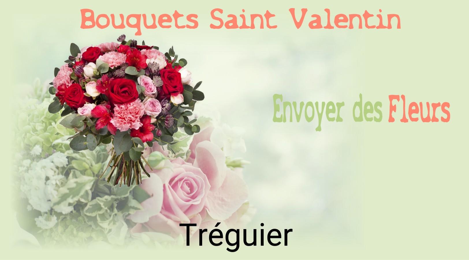 Roses de Saint-Valentin livrées à Tréguier
